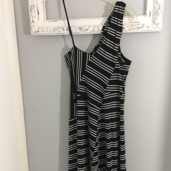 Anthropologie Maeve Black Striped Dress XS NWT - Picture 7 of 9